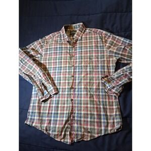 Rodd & Gunn Sports Fit Italian Fabric Mens XL 100% Cotton Button Up Long Sleeve‎